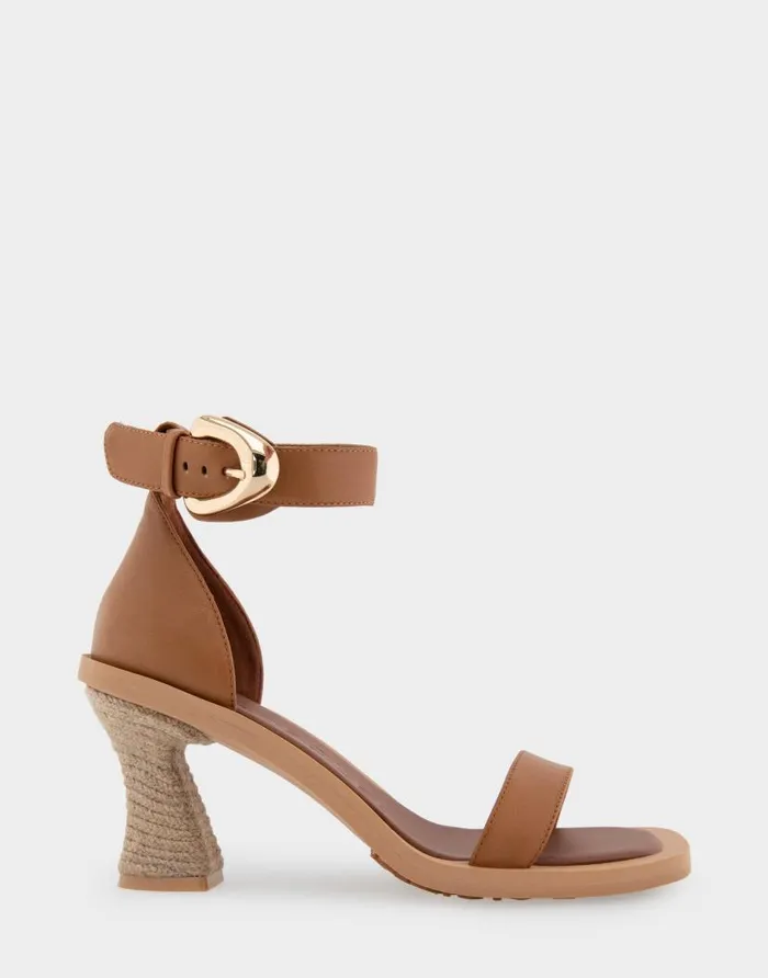 Aerosoles Comfortable Women039s Ankle Strap Sculpted Heel Sandal In Tan Leather Tan Leather Women Clogs and Mules Aerosoles Comfortable Women039s Ankle Strap Sculpted Heel Sandal In Tan Leather Tan Leather Women Clogs and Mules