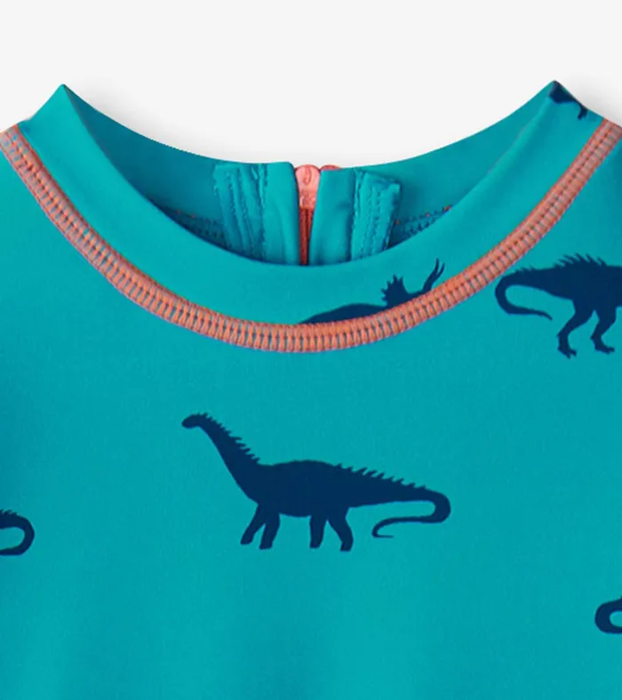 Baby Boys Dino Silhouette OnePiece Rashguard Hatley