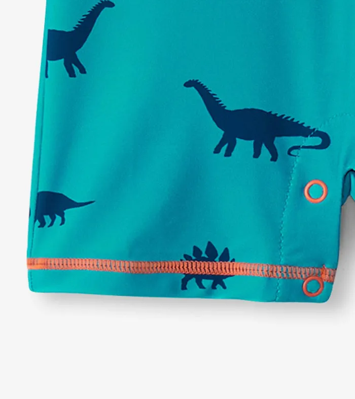 Baby Boys Dino Silhouette OnePiece Rashguard Hatley