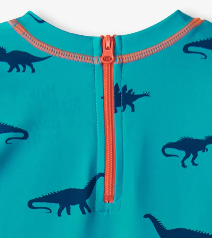 Baby Boys Dino Silhouette OnePiece Rashguard Hatley