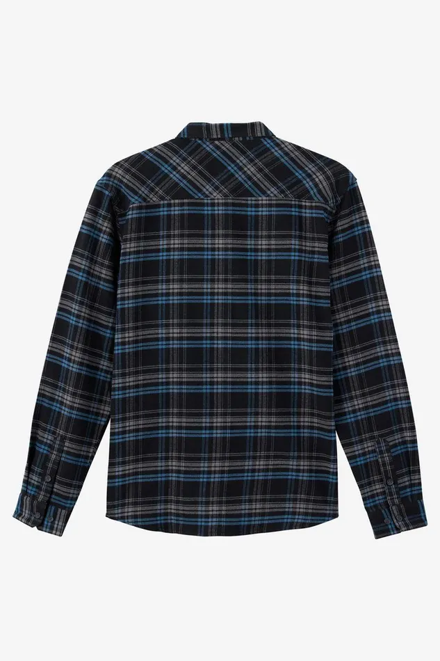 BOY039S REDMOND PLAID LONG SLEEVE SHIRT Black Kids O039NEILL Boy039S Clothing