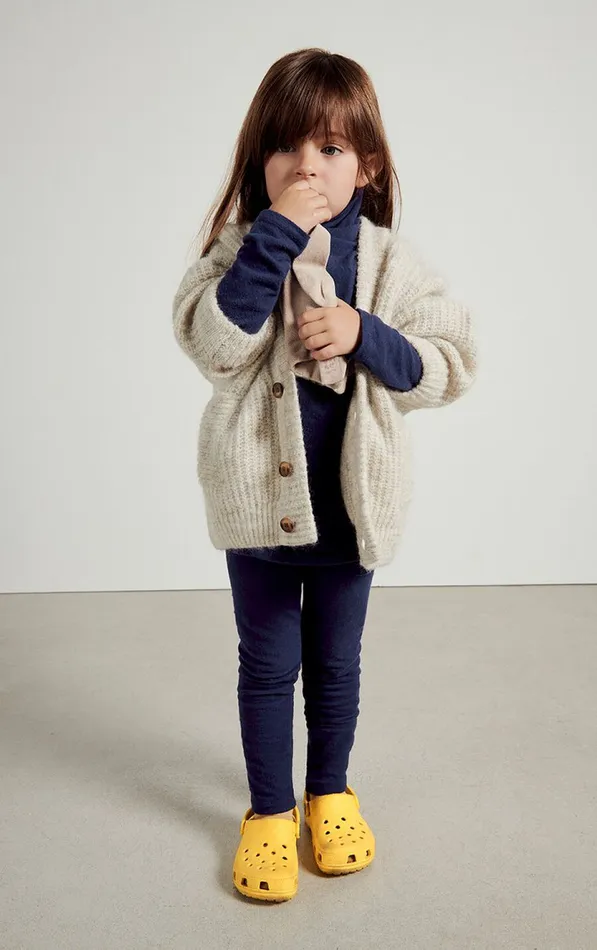 Cardigan East Melange Powder Snow Kids American Vintage Jumpers and Cardigans