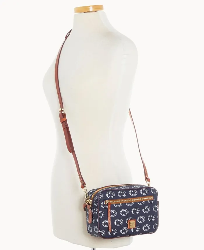 Collegiate Penn State University Camera Zip Crossbody Penn State Woman Dooney and Bourke Crossbodies Collegiate Penn State University Camera Zip Crossbody Penn State Woman Dooney and Bourke Crossbodies