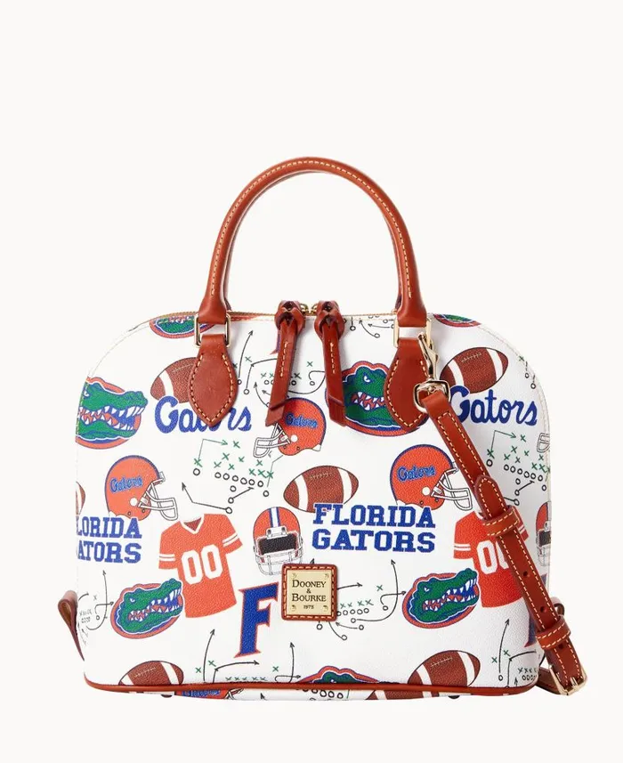 Collegiate University Of Florida Zip Zip Satchel U Of Florida Woman Dooney and Bourke Satchels