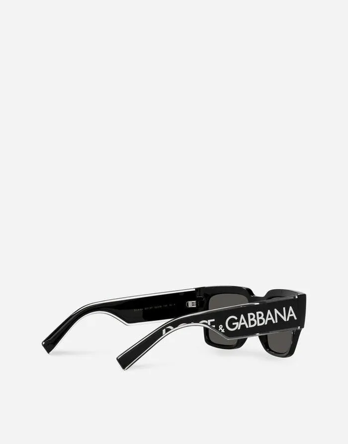 Dolce and Gabbana ADV Campaign WomenMen DG Elastic Sunglasses Black