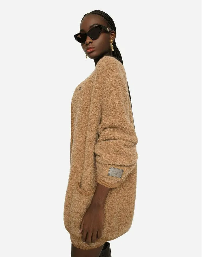 Dolce and Gabbana Blazers Women Doublebreasted Cashmere And Alpaca Wool Jacket Multicolor Dolce and Gabbana Blazers Women Doublebreasted Cashmere And Alpaca Wool Jacket Multicolor