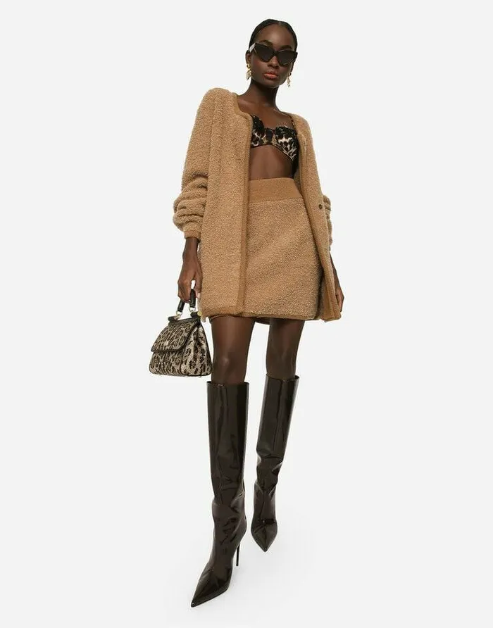 Dolce and Gabbana Blazers Women Doublebreasted Cashmere And Alpaca Wool Jacket Multicolor Dolce and Gabbana Blazers Women Doublebreasted Cashmere And Alpaca Wool Jacket Multicolor