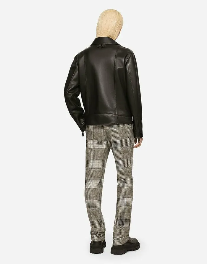 Dolce and Gabbana Coats And Jackets Men Lambskin Jacket Multicolor Dolce and Gabbana Coats And Jackets Men Lambskin Jacket Multicolor