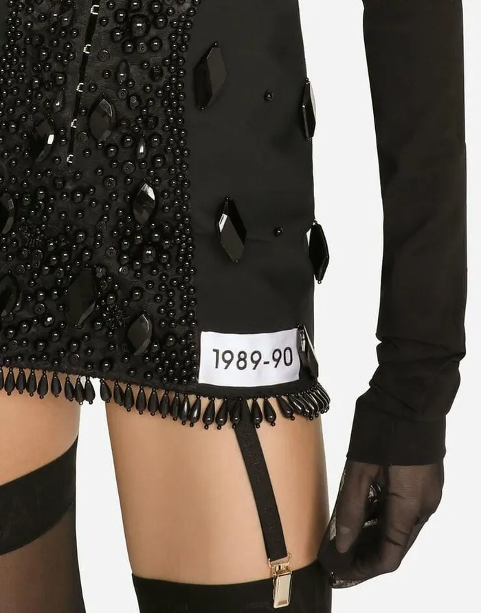 Dolce and Gabbana Dresses Women KIM DOLCEandGABBANA Embroidered Minidress Black