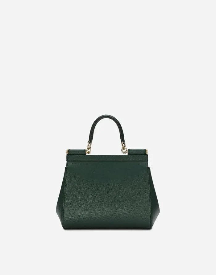 Dolce and Gabbana Handbags Women Medium Sicily Handbag Green Dolce and Gabbana Handbags Women Medium Sicily Handbag Green