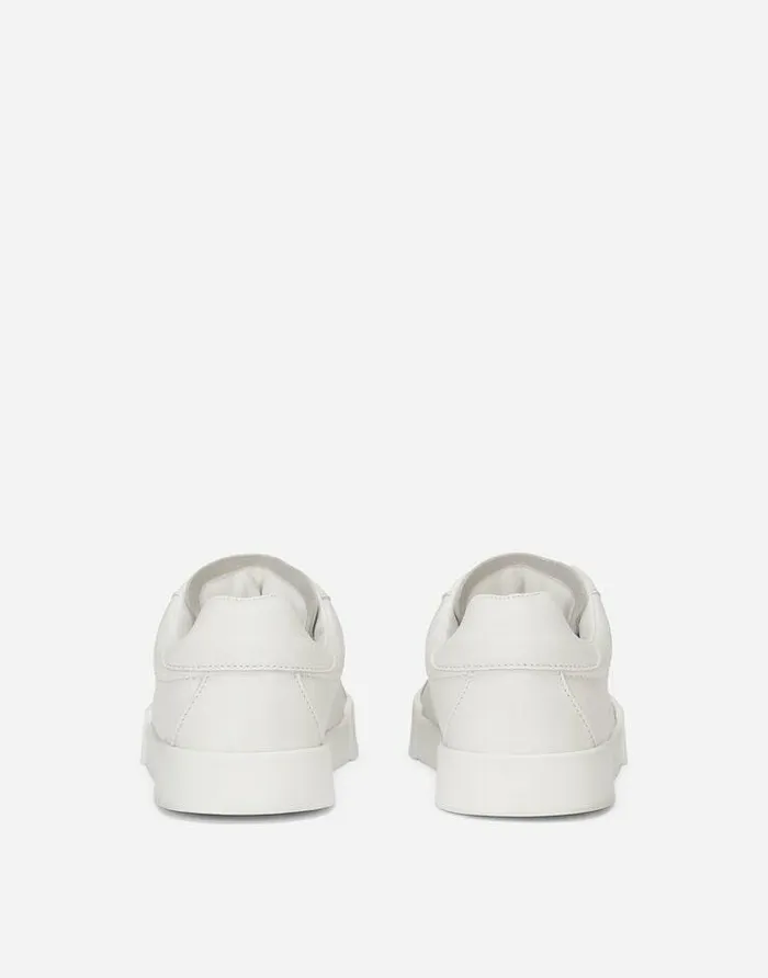 Dolce and Gabbana Shoes 2438 Children Calfskin Portofino Light Sneakers White Dolce and Gabbana Shoes 2438 Children Calfskin Portofino Light Sneakers White