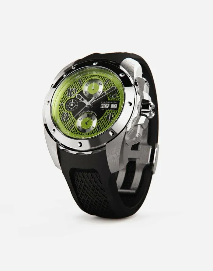 Dolce and Gabbana Watches Men DS5 Watch In Steel Black