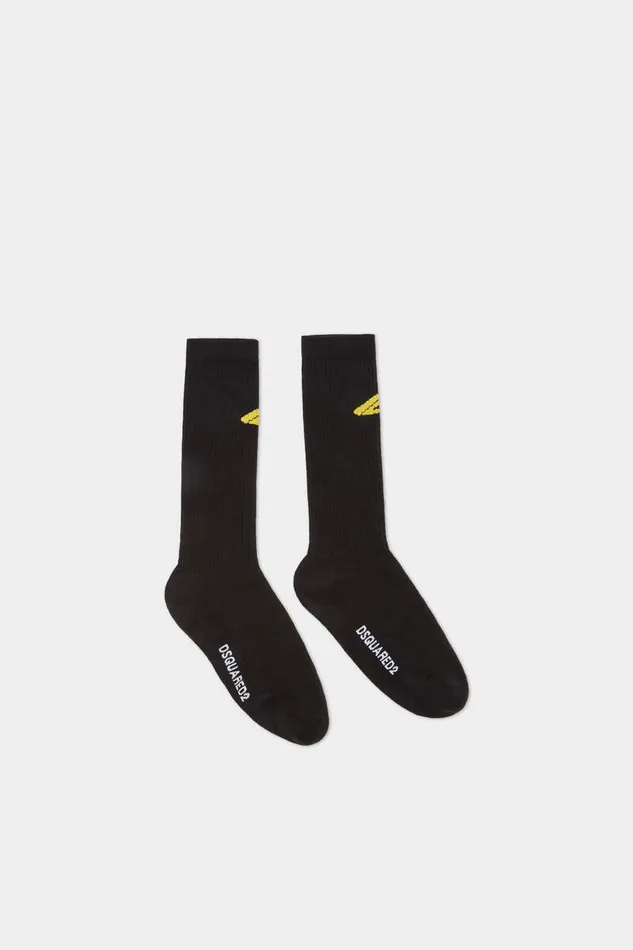 Dsquared2 Underwear Icon New Generation Socks Black 8211 Men