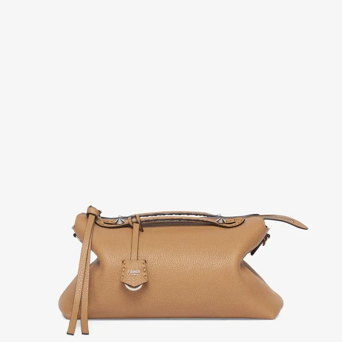 Fendi Tote Bags By The Way Selleria Large Cappuccinocolored Selleria Bag With 200 Handsewn Stitches 8211 Women