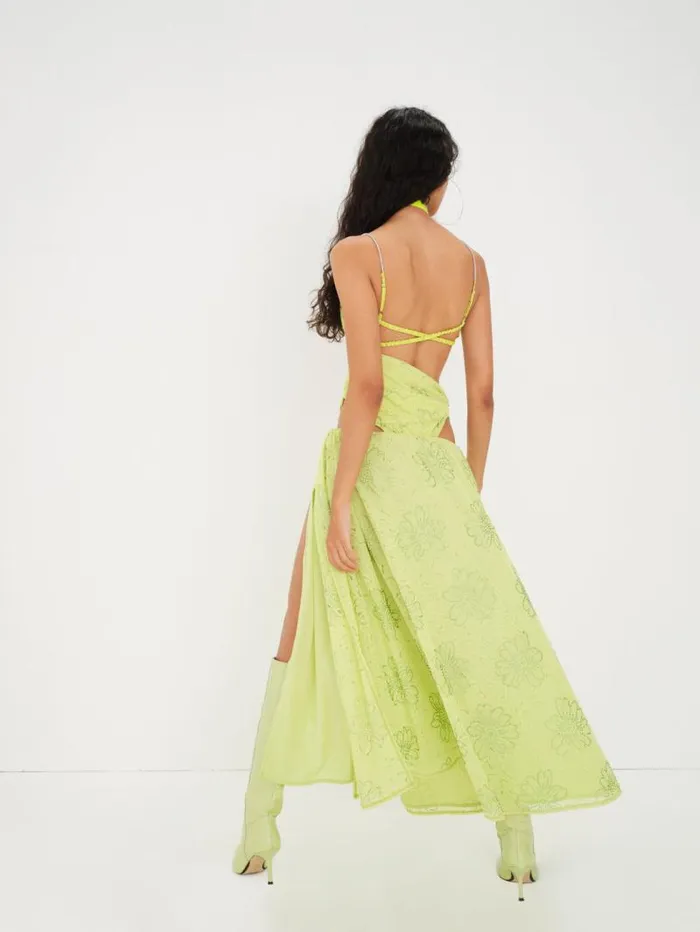 For Love and Lemons Dresses Anna Maxi Dress Green 8211 Women