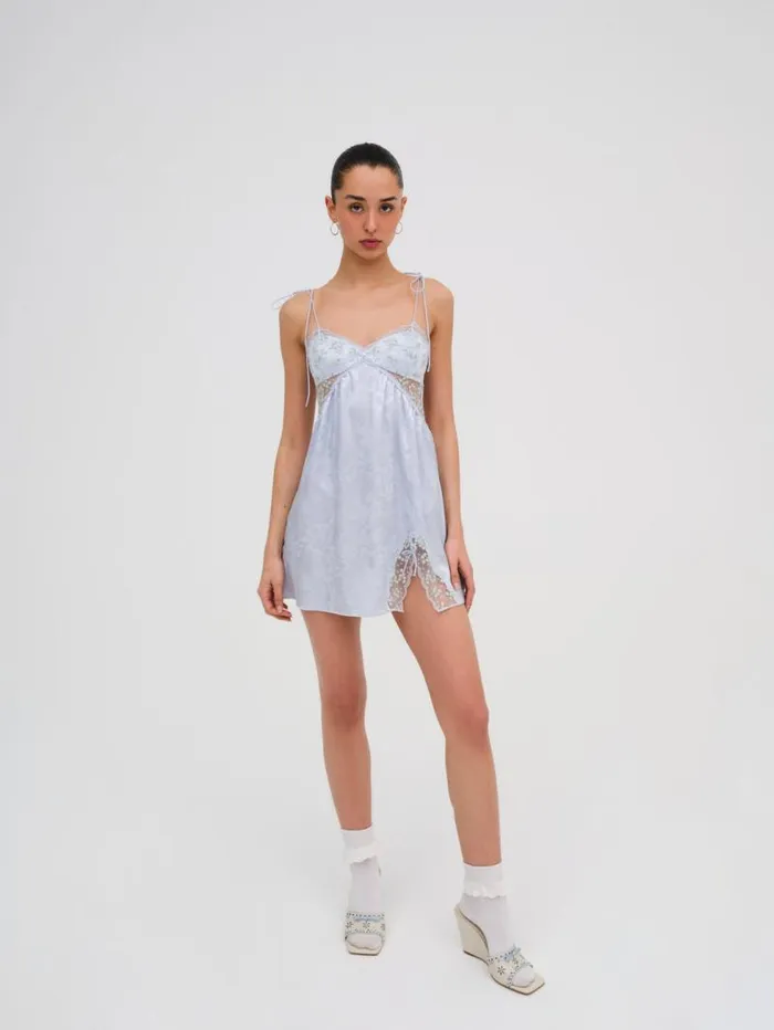 For Love and Lemons Dresses Baby039s Breath Slip Dress Blue 8211 Women