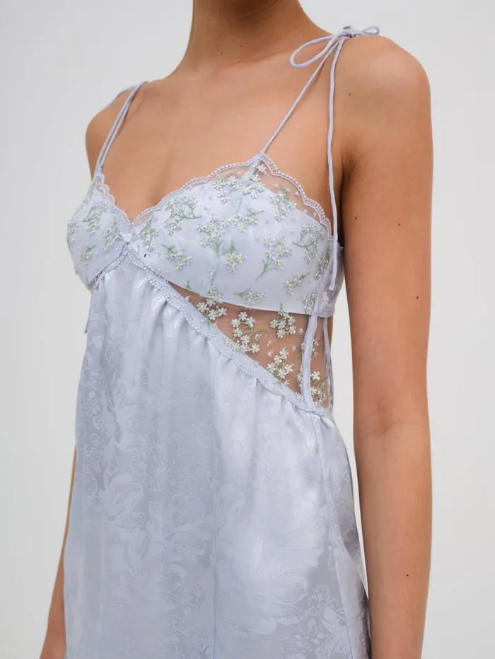 For Love and Lemons Dresses Baby039s Breath Slip Dress Blue 8211 Women