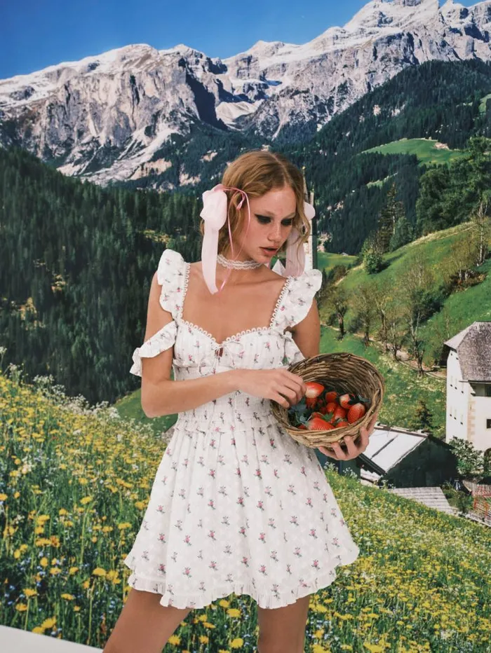 For Love and Lemons Dresses Palmero Mini Dress White 8211 Women