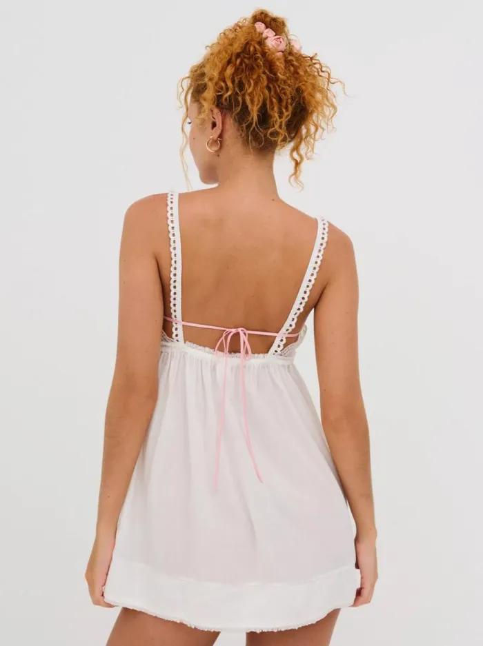 For Love and Lemons Lingerie Alexa Slip Dress White 8211 Women