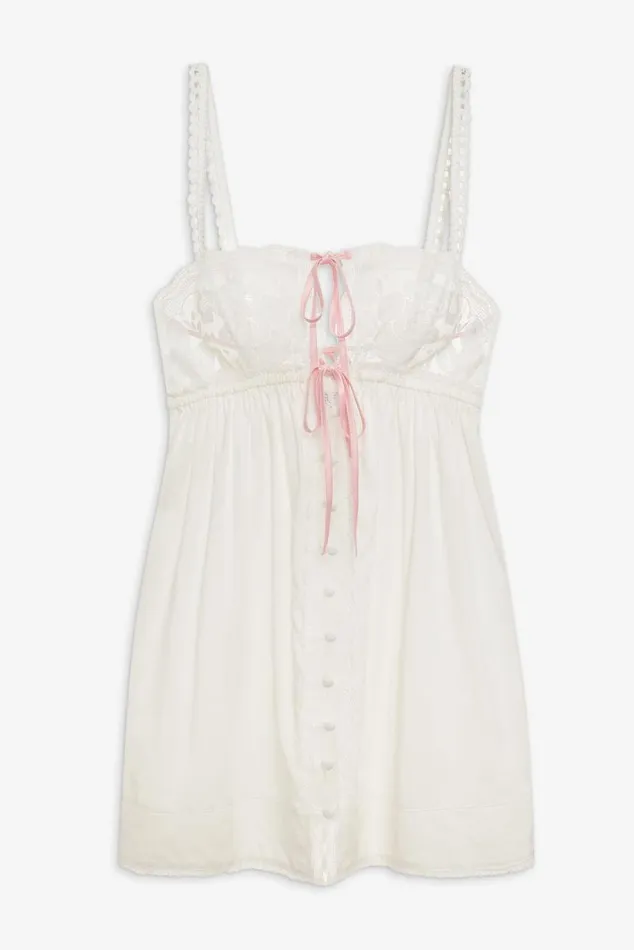 For Love and Lemons Lingerie Alexa Slip Dress White 8211 Women