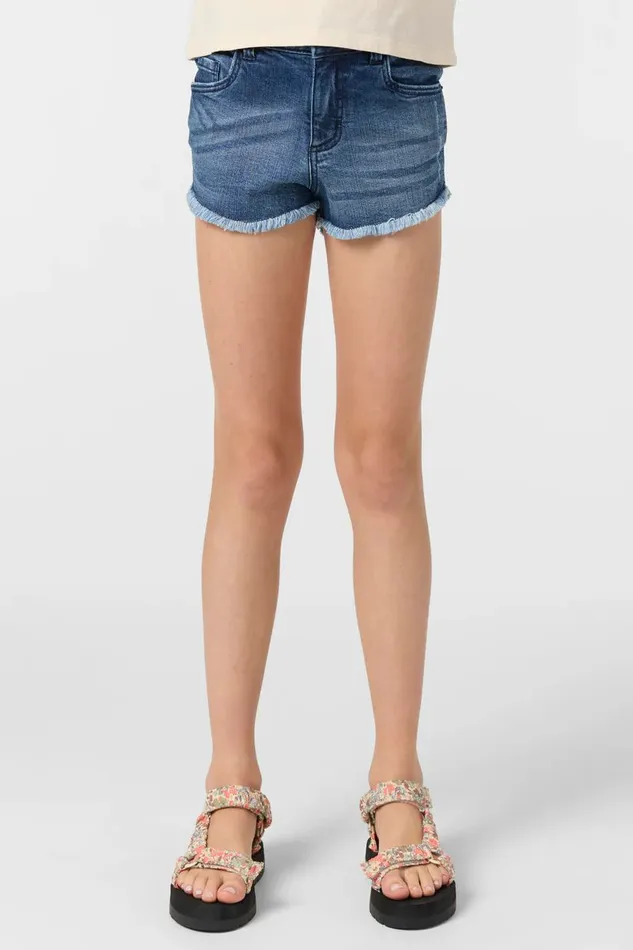 GIRL039S AIDEN DENIM SHORTS Kids O039NEILL Girl039S Clothing