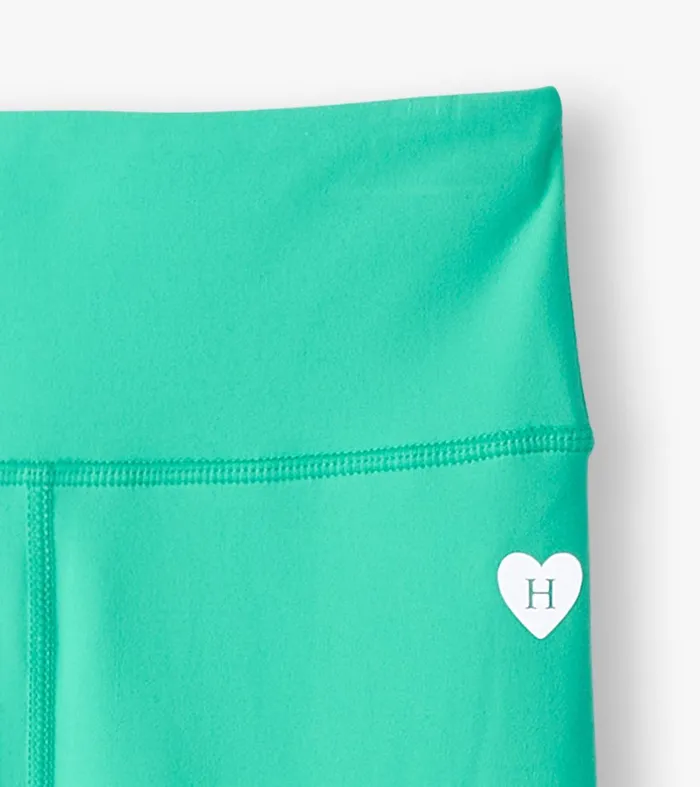 Girls Aqua Green Active Leggings Hatley