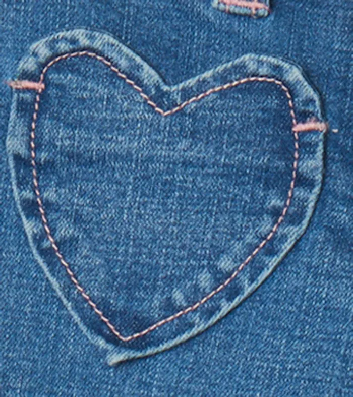 Girls Stretch Denim Wide Leg Pants Hatley