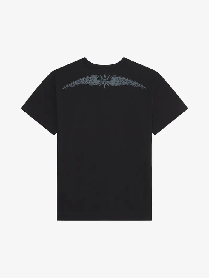 Givenchy Tshirt In Cotton GIVENCHY Wings Black Men TShirts