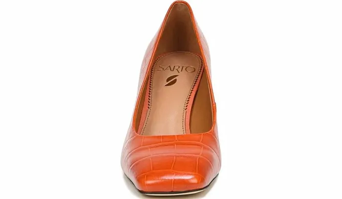 Heels Women Franco Sarto Sarto Graciana Pump Orange Leather