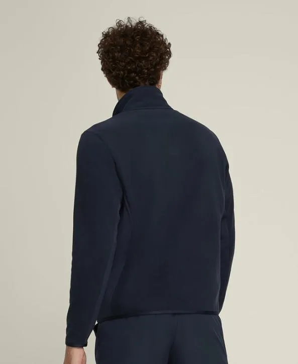 Jackets and Vests Men Wilson Off Court Fleece Jacket Classic Navy