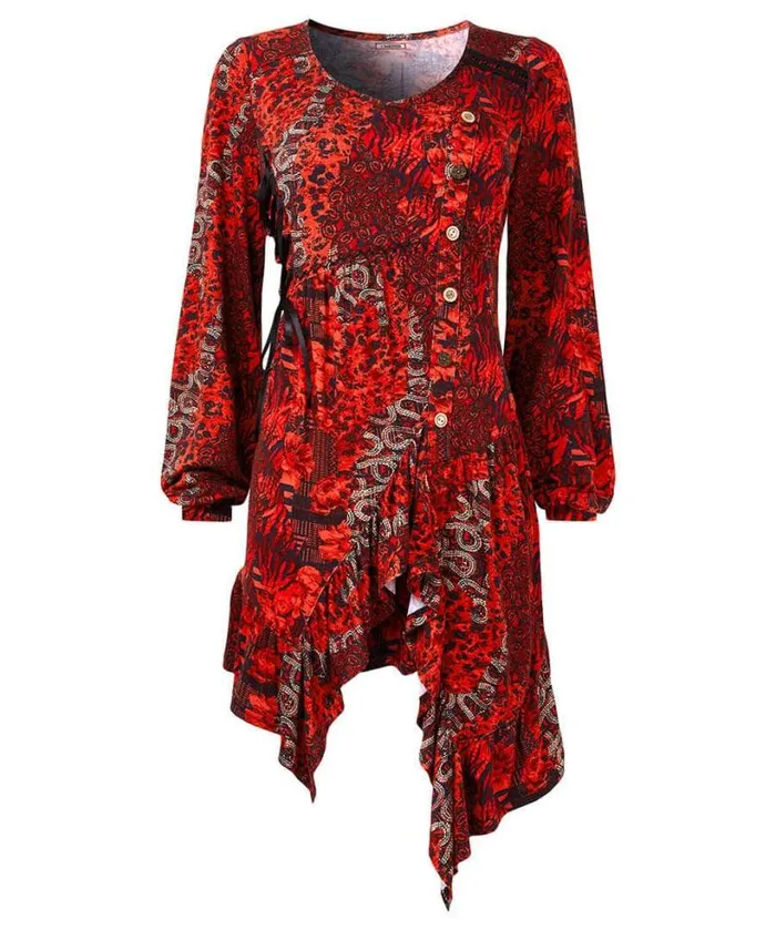 Joe Browns Tops Tunics and Blouses Women All In The Details Jersey Tunic Orange Joe Browns Tops Tunics and Blouses Women All In The Details Jersey Tunic Orange