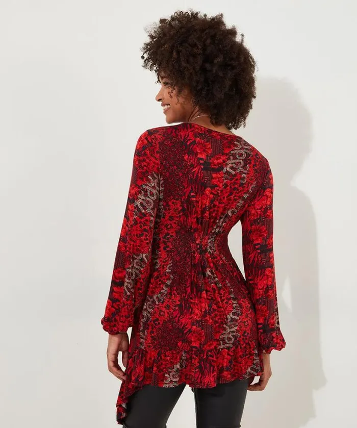 Joe Browns Tops Tunics and Blouses Women All In The Details Jersey Tunic Orange Joe Browns Tops Tunics and Blouses Women All In The Details Jersey Tunic Orange
