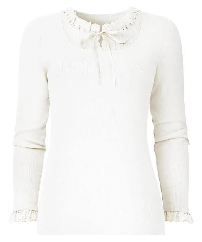 Joe Browns Tops Tunics and Blouses Women Trixie Collar Detail Top Cream