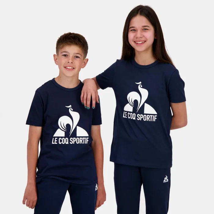 Kids Le Coq Sportif Tshirts Essentiels TShirt Kids Dress Blues