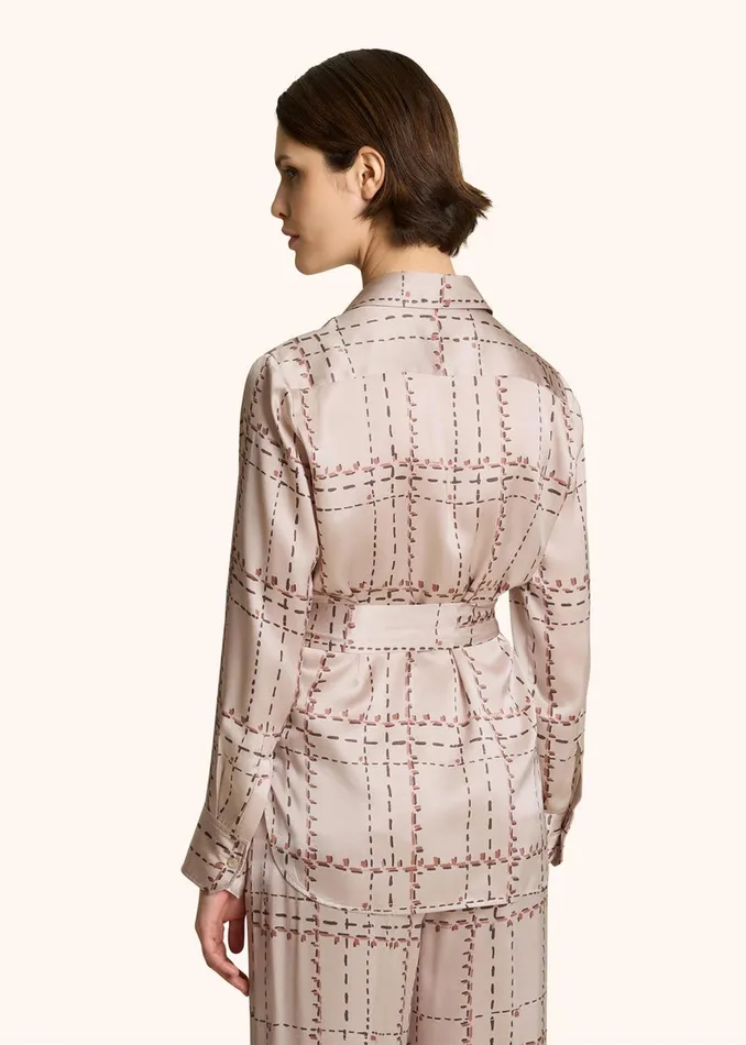 Kiton Blouses And Shirts PRINTED SILK SHIRT 8211 Women