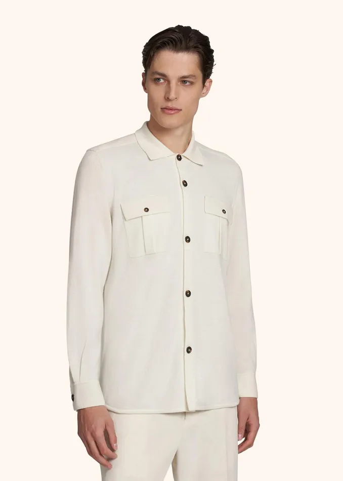 Kiton Shirts SHIRT JACKET CASHMERE 8211 Men