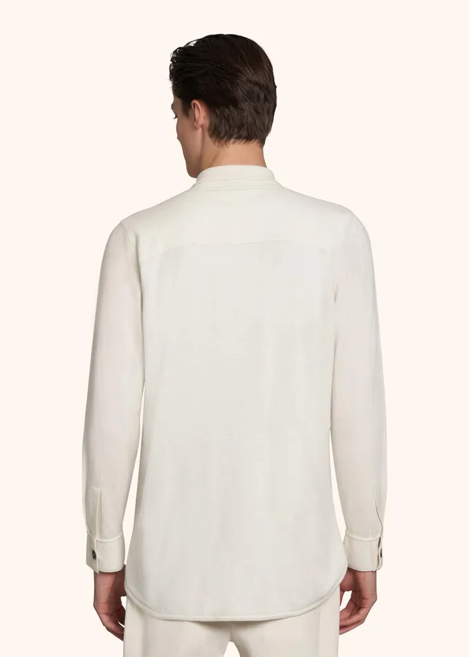 Kiton Shirts SHIRT JACKET CASHMERE 8211 Men