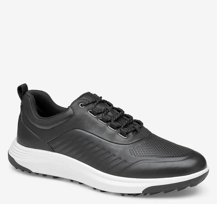 Men Amherst Gl1 Luxe Hybrid Black Waterproof Full Grain JohnstonandMurphy LaceUps