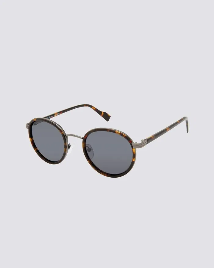 Men Ben Sherman Sunglasses Manchester Polarized Round Eco Sunglasses 8211 Brown