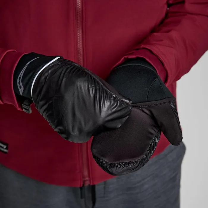 Men Hurricane Convertible Mitt Black Saucony Accessories