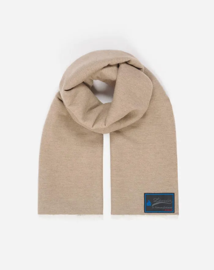 Men Lanvin Scarves Cashmere Scarf Beige