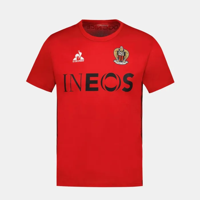 Men Le Coq Sportif Tshirts And Tops OGC Nice 8211 Training Resistance TShirt Red N