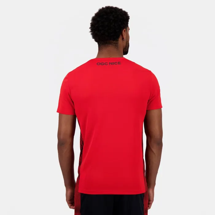 Men Le Coq Sportif Tshirts And Tops OGC Nice 8211 Training Resistance TShirt Red N