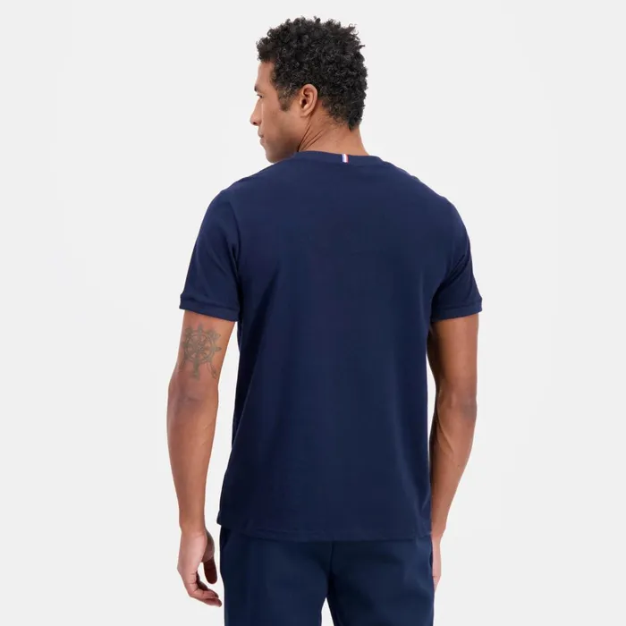 Men Le Coq Sportif Tshirts And Tops Ton Sur Ton TShirt Dark Velvet