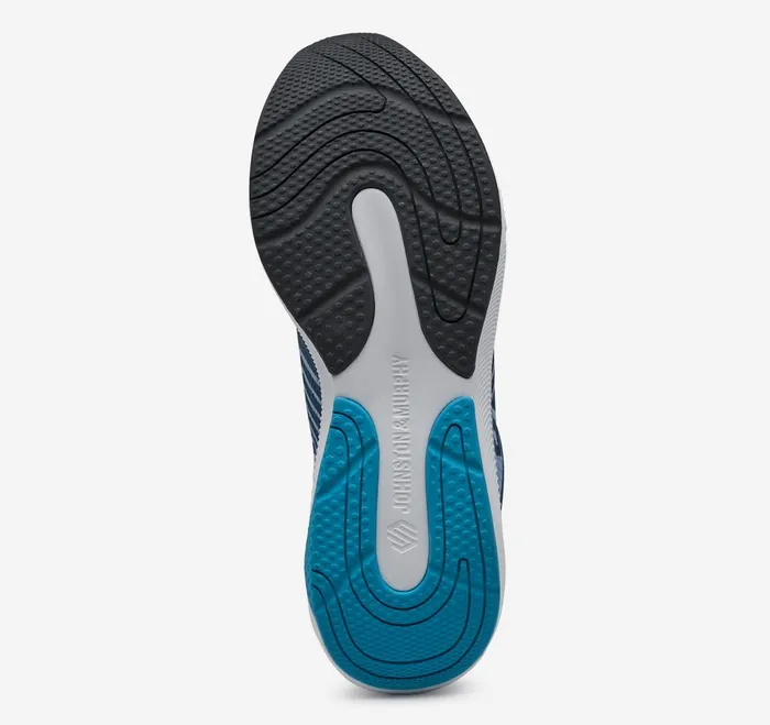 Men Miles Knit UThroat Blue Multi Knit JohnstonandMurphy Sneakers