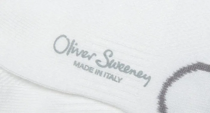 Men Oliver Sweeney Socks Breno White Men Oliver Sweeney Socks Breno White