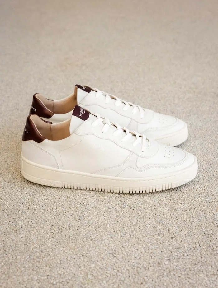 Men Sneakers Bobbies Travis Off White and Turkish Coffee Men Sneakers Bobbies Travis Off White and Turkish Coffee
