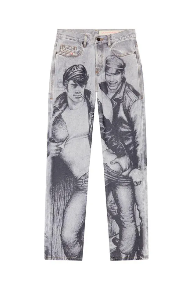 Men Straight Jeans 2020 DViker 007f8 Grey Diesel Straight