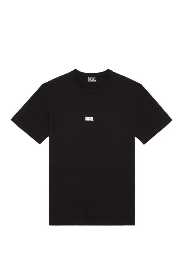Men TJustG23 Black Diesel Tshirts Men TJustG23 Black Diesel Tshirts