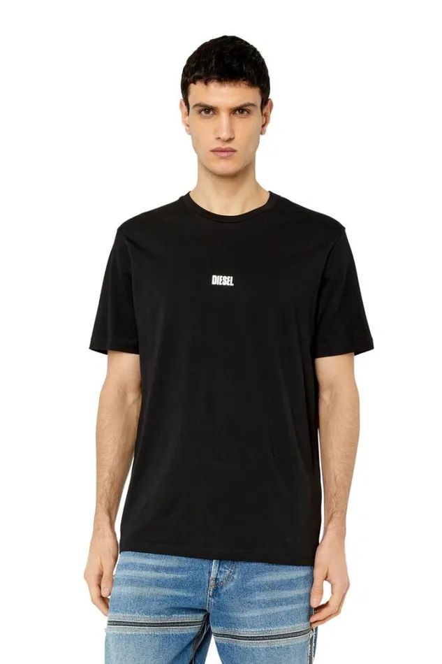 Men TJustG23 Black Diesel Tshirts Men TJustG23 Black Diesel Tshirts